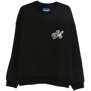 Awake NY, Heren, Sweatshirts & Hoodies, Zwart, Maat: XL