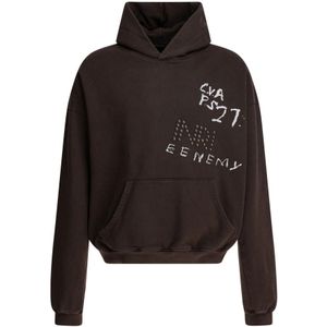 Rrr123, Heren, Sweatshirts & Hoodies, Bruin, Maat: M Katoen,