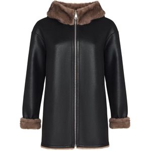 Cesare Gaspari, Dames, Jassen, Bruin, Maat: L Leer,