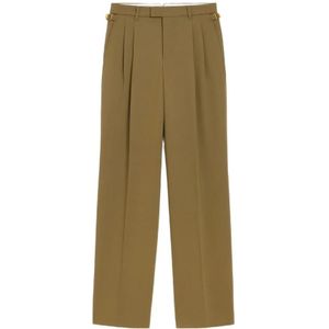 Ami Paris, Dames, Broeken, Groen, Maat: S