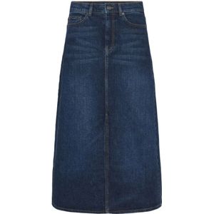 InWear, Dames, Rokken, Blauw, Maat: S Denim,