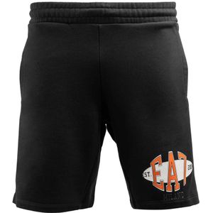 Emporio Armani Ea7, Heren, Korte broeken, Zwart, Maat: L Katoen,