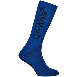 Off White, Heren, Ondergoed, Blauw, Maat: ONE Size Katoen,