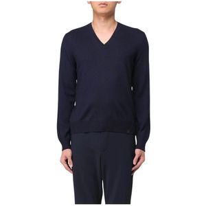 Fay, Heren, Truien, Blauw, Maat: S Wol,