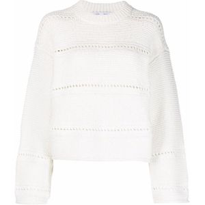 Proenza Schouler, Dames, Truien, Wit, Maat: XL Katoen,