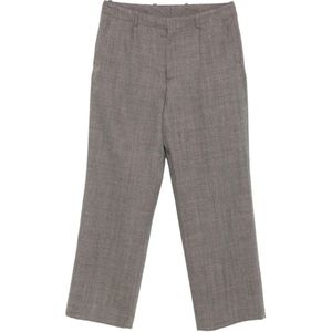Our Legacy, Heren, Broeken, Grijs, Maat: L Wol,