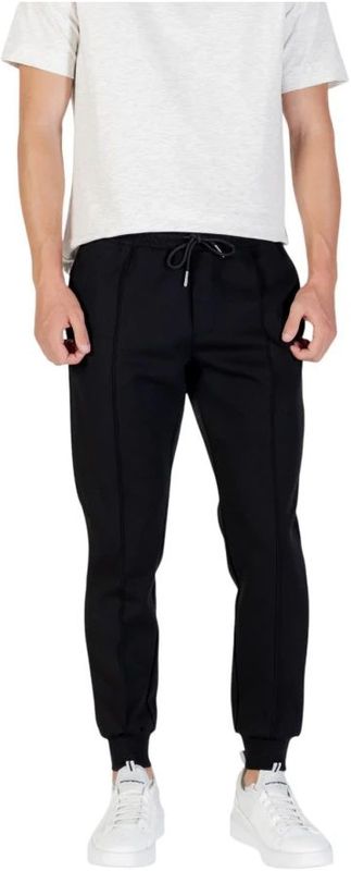 Slim fit sweatpants met tunnelkoord, model 'Carrot'