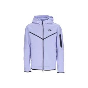 Nike Lichtgewicht Zip Hoodie - Sportswear Tech Fleece , Blue , Heren , Maat: XL