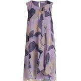 Betty & Co - Chiffonjurk - Paars - 3XL - Mouwloos - Laagjeslook