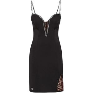 Philipp Plein, Dames, Jurken, Zwart, Maat: M