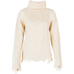 Silvian Heach - Simple Golf Cut - Turtleneck - Beige - Gebreide stof met wol