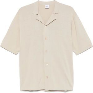 Aspesi, Heren, Overhemden, Beige, Maat: S
