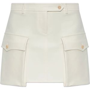 Tom Ford, Dames, Rokken, Beige, Maat: 3XS Katoen,