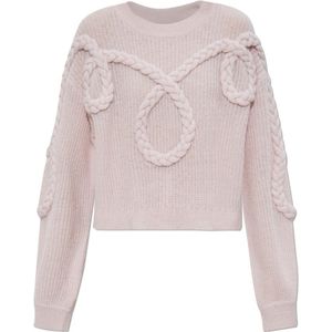 Munthe, Dames, Truien, Roze, Maat: M Wol,