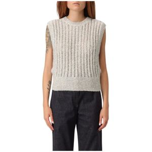 Brunello Cucinelli, Dames, Truien, Beige, Maat: XS