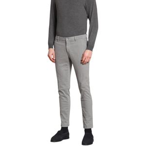 Mason's, Heren, Broeken, Grijs, Maat: XS Gabardine,