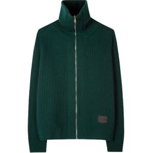 Paul Smith, Heren, Truien, Groen, Maat: M Wol,