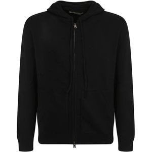 Original Vintage, Heren, Sweatshirts & Hoodies, Zwart, Maat: XL Wol,