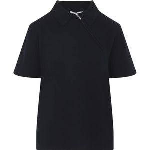 Miu Miu, Dames, Tops, Blauw, Maat: XS