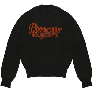 Carne Bollente, Heren, Truien, Zwart, Maat: S Nylon,