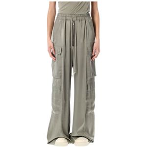 Rick Owens, Dames, Broeken, Beige, Maat: XS Zijde,