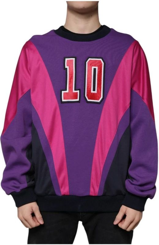 Dolce & Gabbana - Kleurgebroken Sweatshirt - Ronde Hals