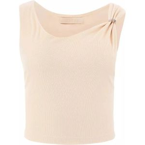 Guess, Dames, Tops, Beige, Maat: XL