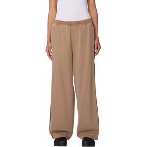 Obey, Dames, Broeken, Beige, Maat: S Katoen,