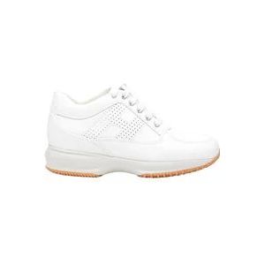 Hogan Stijlvolle Witte Leren Sneakers , White , Dames , Maat: 39 1/2 EU