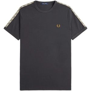 Fred Perry, Heren, Tops, Grijs, Maat: 2XL Katoen,