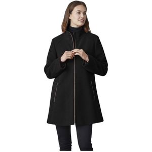 Junge, Dames, Mantels, Zwart, Maat: M Wol,
