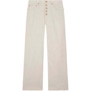 Dondup, Dames, Broeken, Beige, Maat: W29 Katoen,