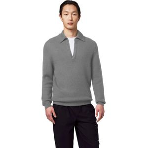 Alpha Studio, Heren, Truien, Grijs, Maat: L Wol,