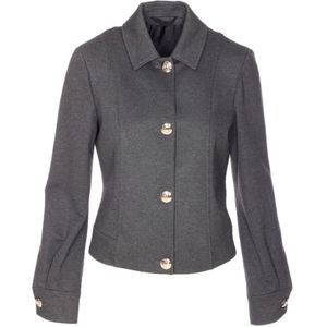Liu Jo, Dames, Jassen, Grijs, Maat: 2XS Leer,