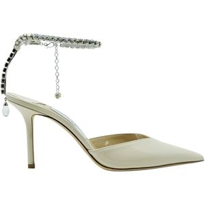 Jimmy Choo, Dames, Schoenen, Beige, Maat: 36 1/2 EU Leer,