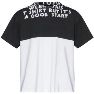 MM6 Maison Margiela, Heren, Tops, Wit, Maat: M