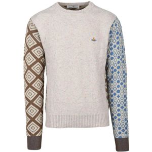 Vivienne Westwood, Heren, Truien, Beige, Maat: M Kasjmier,