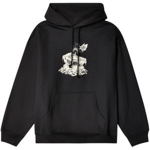 Rassvet, Heren, Sweatshirts & Hoodies, Zwart, Maat: XL Katoen,