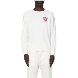 Sweater - Wit - USA Crewneck