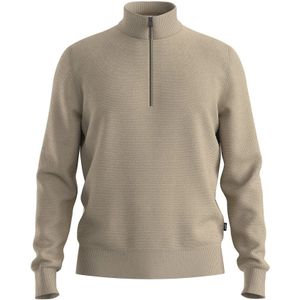 Boss Black, Heren, Truien, Beige, Maat: S Katoen,