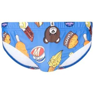 Moschino, Heren, Badkleding, Blauw, Maat: L