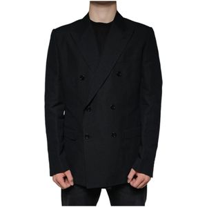 Dolce & Gabbana - Blazer - Zwart - Linnen