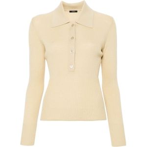Joseph, Dames, Tops, Beige, Maat: L Wol,