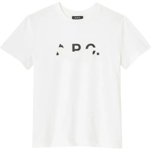 A.p.c., Heren, Tops, Wit, Maat: 2XL Katoen,