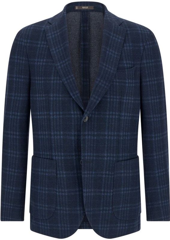 Boggi Milano, Heren, Jassen, Blauw, Maat: XS Jersey,