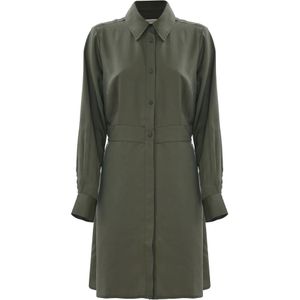 Kocca - Overhemdjurk - Groen - Dames - Lange Mouwen