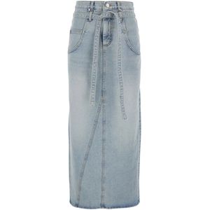 LOW Classic, Dames, Rokken, Blauw, Maat: S Denim,