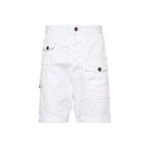 Dsquared2 Casual Shorts , White , Heren , Maat: L