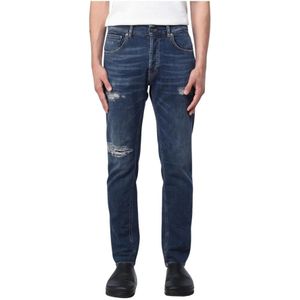 Dondup, Heren, Jeans, Blauw, Maat: W35 Denim,