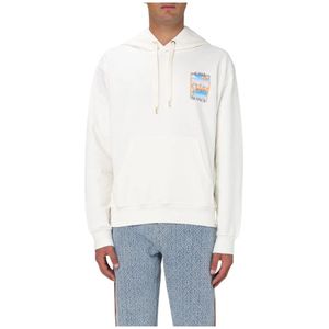 Casablanca, Heren, Sweatshirts & Hoodies, Wit, Maat: XL